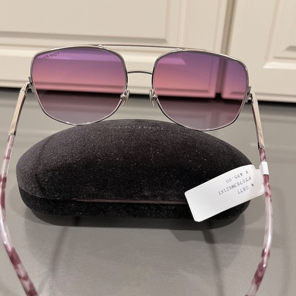 Tom Ford Lennox 62mm Oversize Aviator Sunglasses main image 5